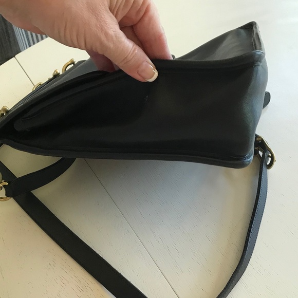 VINTAGE COACH BLACK WILLIS BAG - Picture 13 of 16